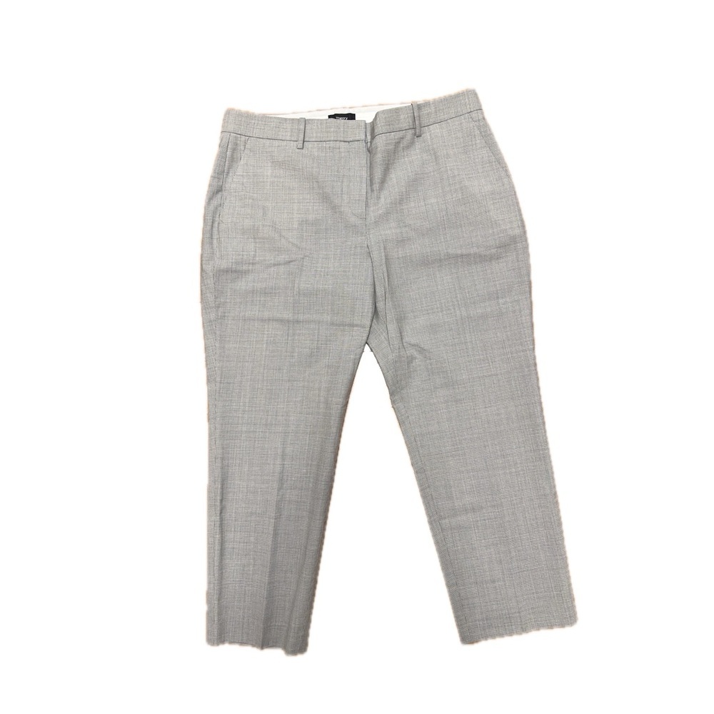 Theory “Treeca 2” Women's Houndstooth Wool Dress Pants